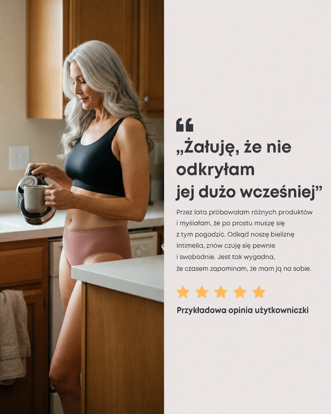 Bezszwowe Stringi Nietrzymanie Moczu