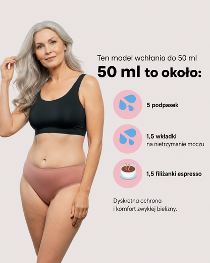 Bezszwowe Figi Nietrzymanie Moczu