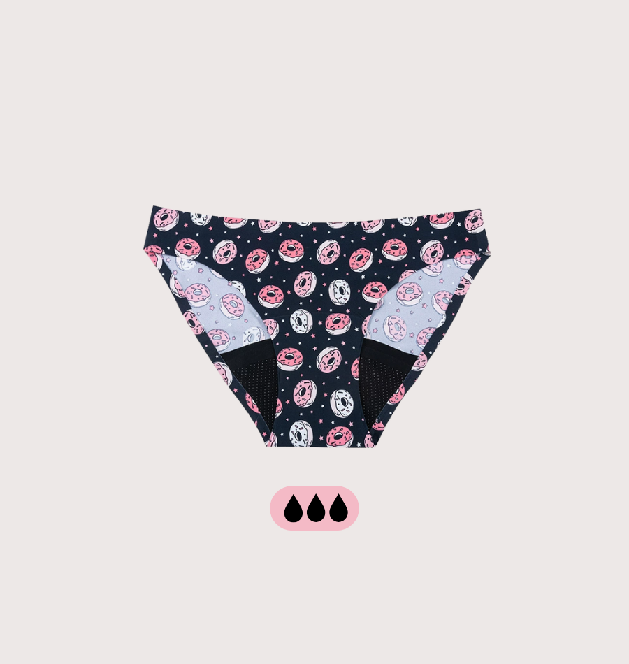 Bezszwowe Hipstery Dziewczęce Menstruacyjne