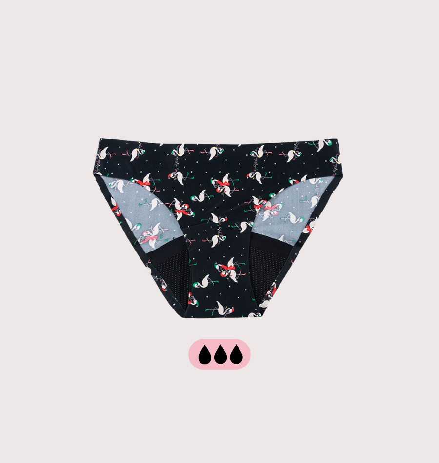 Bezszwowe Hipstery Dziewczęce Menstruacyjne