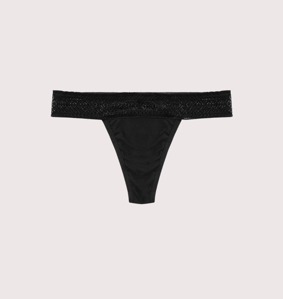 Koronkowy Stringi Diamond Menstruacyjne