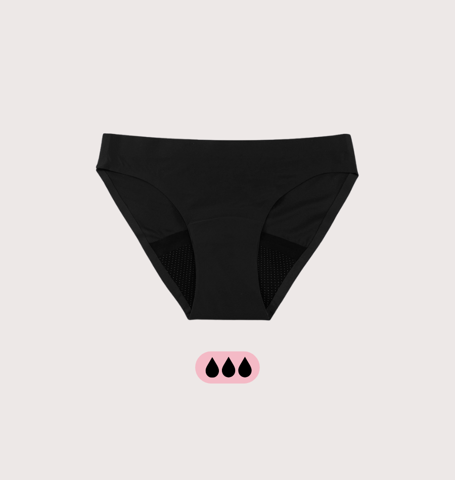 Bezszwowe Hipstery Dziewczęce Menstruacyjne